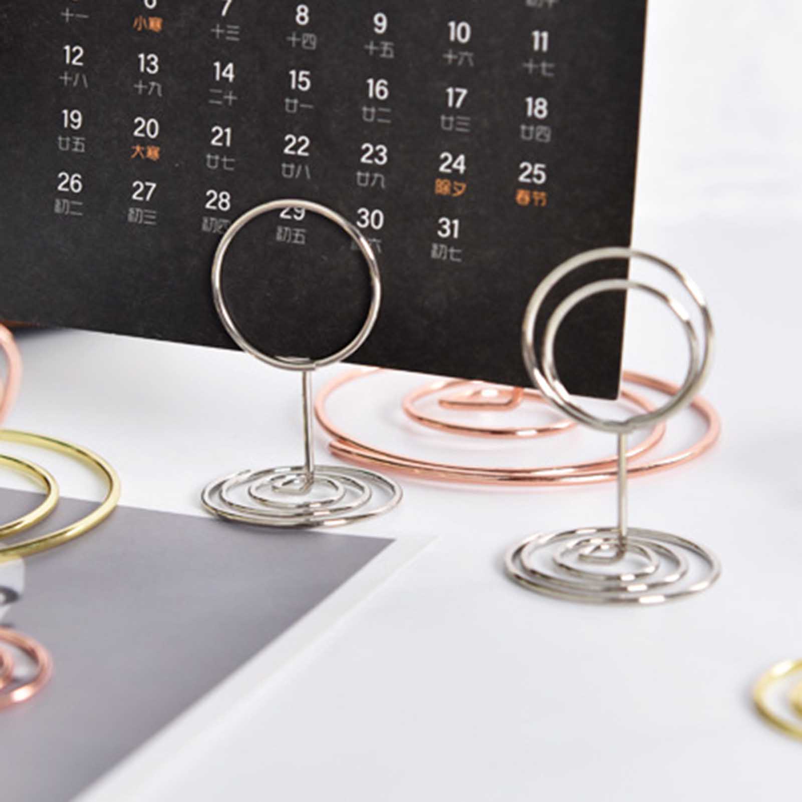 5pcs Dining Slot Card Holder F - Table Number Gold review and price