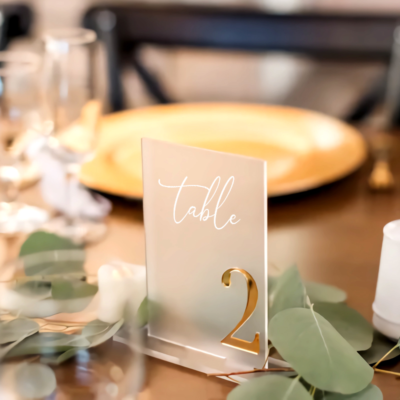 Acrylic Table Number Wedding T - Table Number Gold review and price
