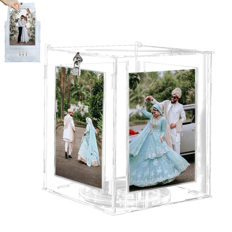 Acrylic Wedding Card Box With  - Wedding Card Box review and price