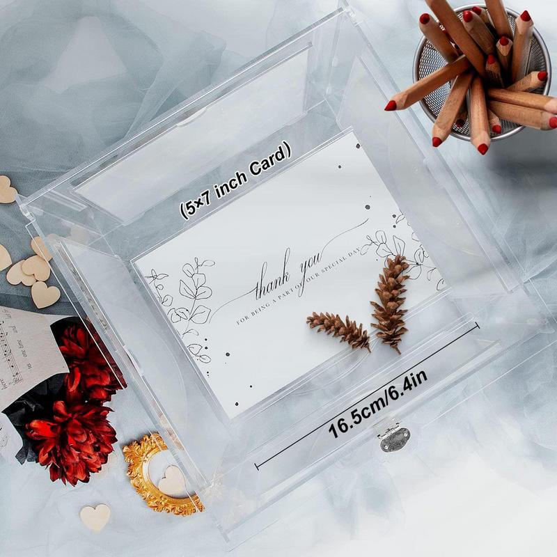 Acrylic Wedding Card Box With  - Wedding Card Box review and price