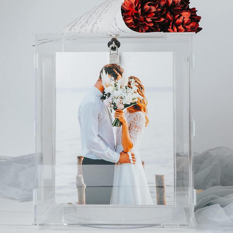 Acrylic Wedding Card Box With  - Wedding Card Box review and price
