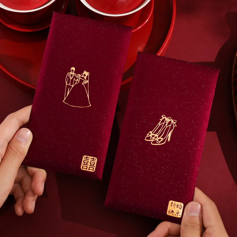 6Pcs /Pack Chinese Red Envelop - Wedding Envelopes review and price
