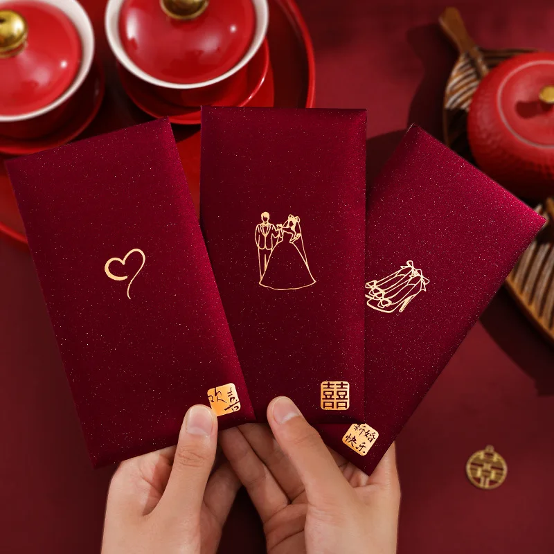 6Pcs /Pack Chinese Red Envelop - Wedding Envelopes review and price
