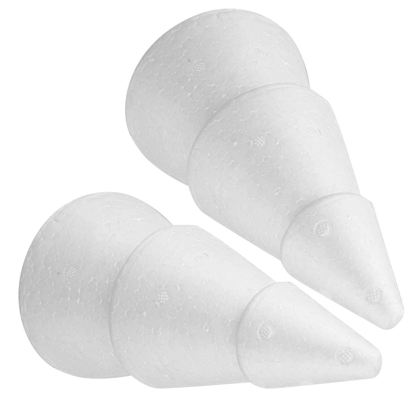 2Pcs Polystyrene Foam Tree Con - Wedding Decor Supply Store review and price