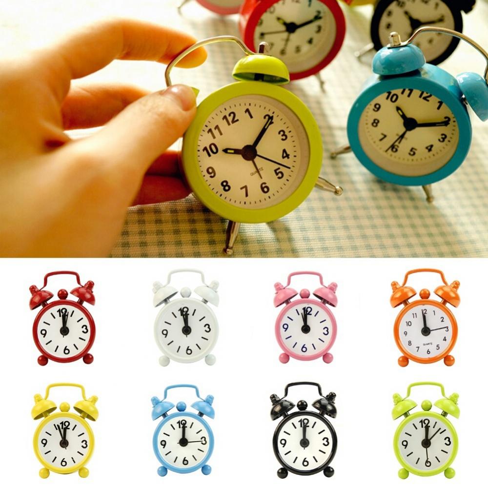 Portable Mini Alarm Clock Retr - Table Number Gold review and price