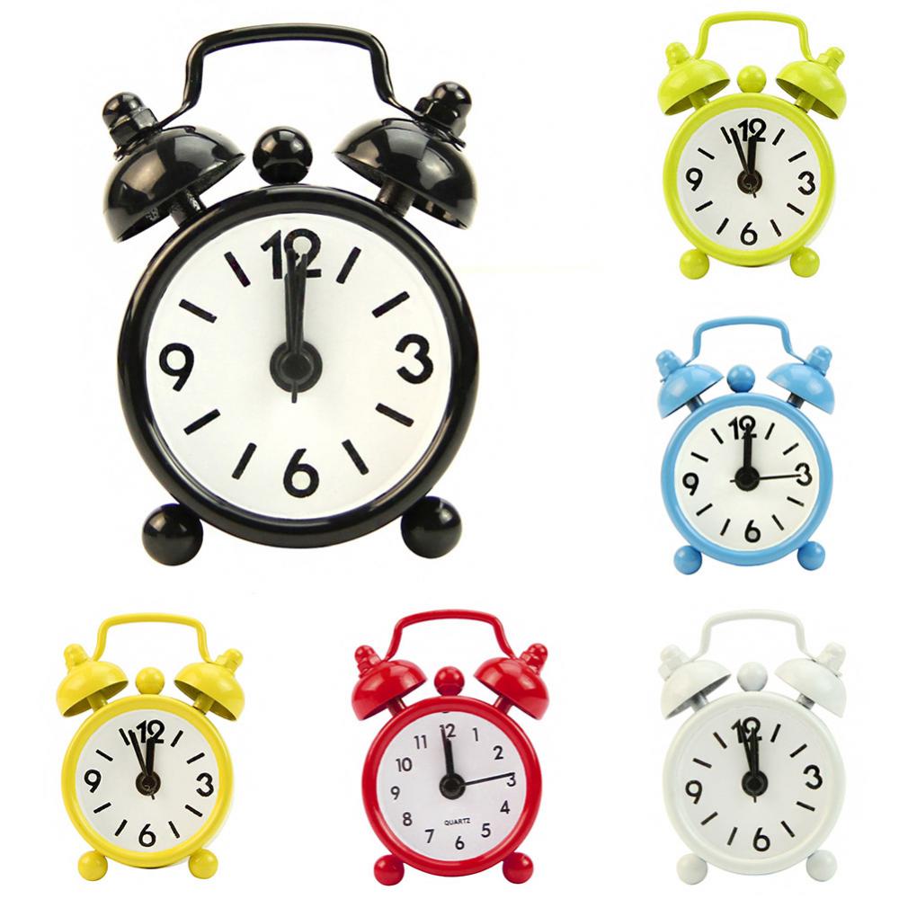 Portable Mini Alarm Clock Retr - Table Number Gold review and price