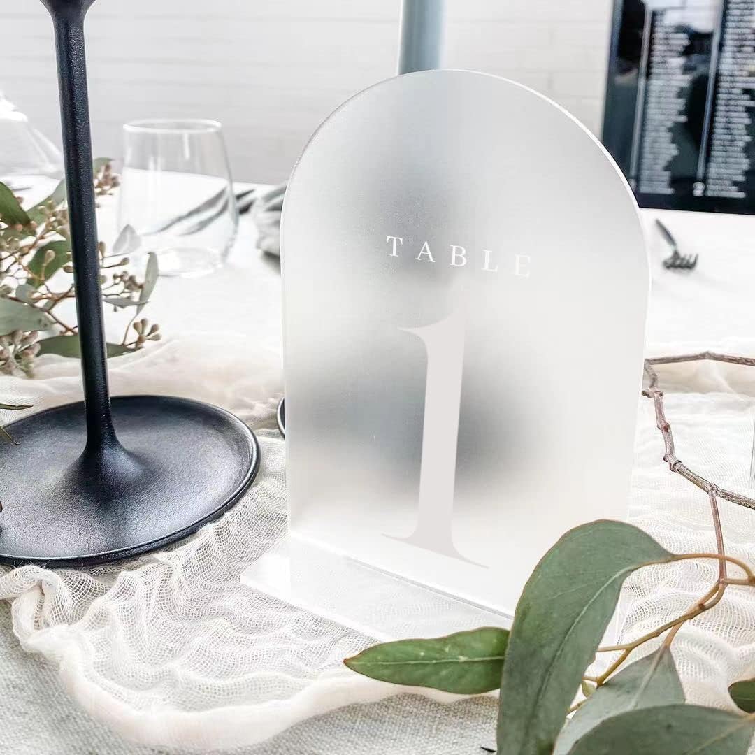 Arch Acrylic Table Numbers wit - Table Number Gold review and price