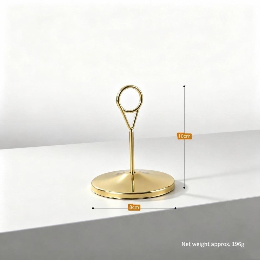 Metal Table Number Holder Larg - Table Number Gold review and price